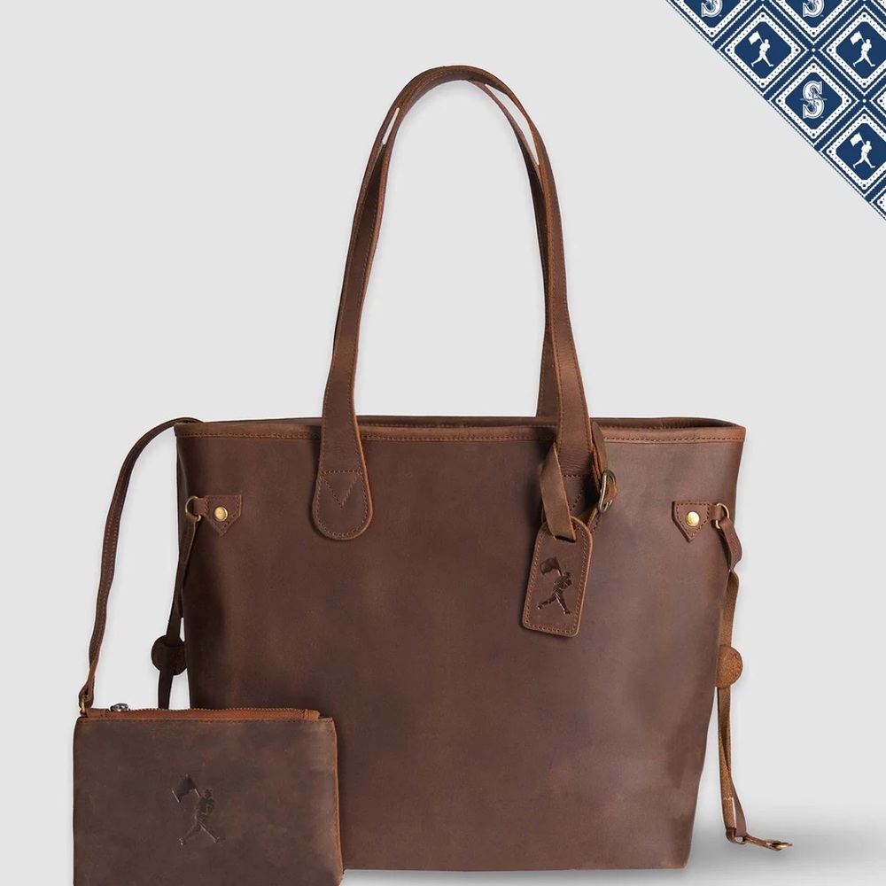 Alison Tote and Clutch by Baseballism - Seattle Mariners
Brand new